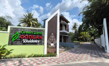 Rumah Baru Siap Huni 2 Lantai Jogja view hamparan sawah