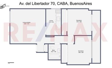 Dpto 3 amb Vicente López balcón Baulera contraf