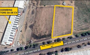 RENTA TERRENO FRENTE PARQUE INDUSTRIAL SAN FRANCISCO AL NORTE