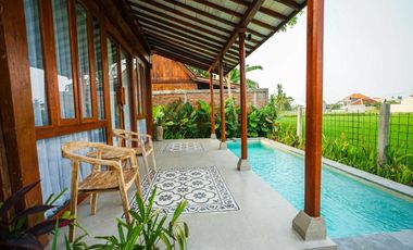 DISEWAKAN 1 BEDROOM POOL VILLA – SEMANA, UBUD – VIEW SAWAH