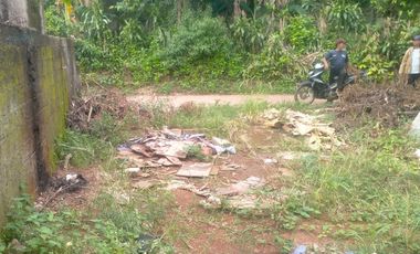 Dijual Tanah Darat SHM pinggir jalan dekat Gerbang Komplek Setu Bekasi