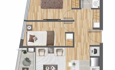 VENDE DEPARTAMENTO CON VISTA PRIVILEGIADA EN EL CERRO BARÓN