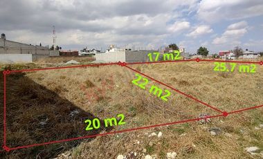 Terreno en Venta, en San Antonio Buenavista Toluca. Cerca de Calzada del Pacífico.