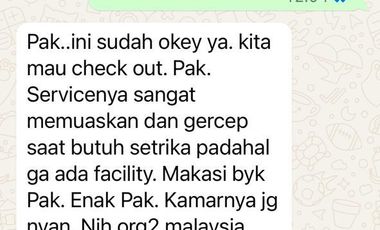 DISEWAKAN VILA BATU TENGAH KOTA DEKAT SEMUA WISATA