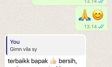 DISEWAKAN VILA BATU TENGAH KOTA DEKAT SEMUA WISATA