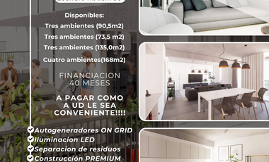 A la venta - Departamentos de tres y cuatro ambientes en pozo - Edificio Lola, Santa Rosa, La Pampa