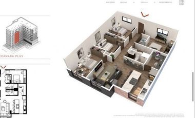 DEPARTAMENTO EN VENTA DISTRITO TEC SUR