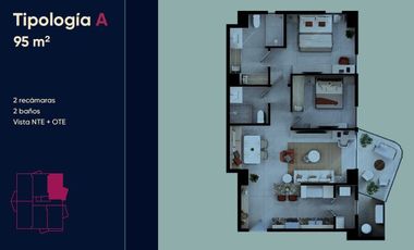 DEPARTAMENTO EN VENTA PREVENTA VALLE SANTA MARIA