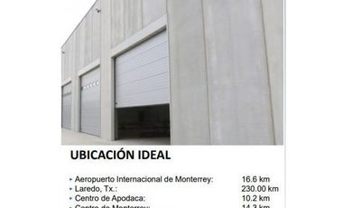 BODEGA EN RENTA GUADALUPE VALLE SOLEADO
