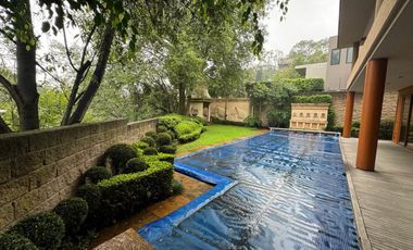 RESIDENCIA EN BOSQUES DE LAS LOMAS CON ALBERCA Y EXCLUSIVIVAD