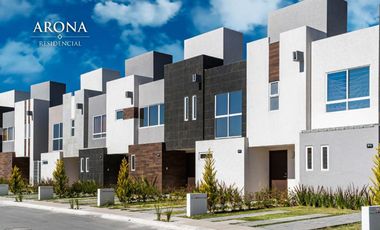 VENTA DE CASA MODELO ALISO EN RESIDENCIAL ARONA EN ZINACANTEPEC ESTADO DE MÉXICO