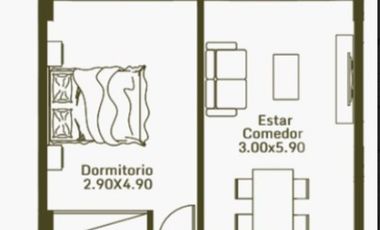 2 Ambientes con Financiación en Caseros