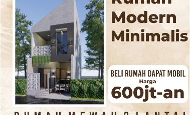 rumah dua lantai hadiah langsung mobil