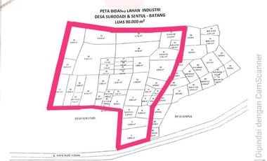 DIJUAL TANAH INDUSTRI BATANG, JAWA TENGAH