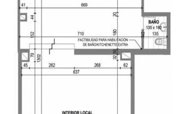 ARRIENDO Local Comercial de 41,39 m2,  sector Hospital FACH, Las Condes