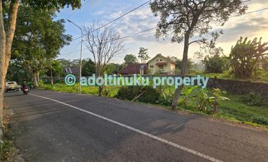 Tanah tengah kota, lebar muka 50 m, tepi jalan utama di kota Magelang