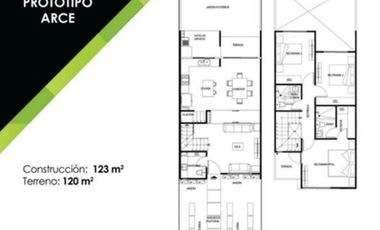 VENTA DE CASA MODELO ARCE EN RESIDENCIAL LA ESCONDIDA EN OCOYOACAC