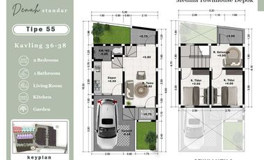Townhouse Medina Depok Skema Syariah Termurah 2 Lantai SHM IMB Ready