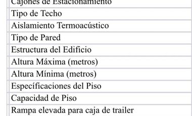 3 BODEGAS NUEVAS “Modulares” de 500/1,000/1,500 m2