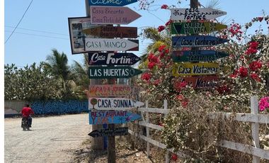 TERRENO PARA DESARROLLO A ORILLA DE PLAYA EN LA SALADITA, IXTAPA ZIHUATANEJO GUERRERO