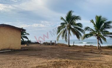 TERRENO PARA DESARROLLO A ORILLA DE PLAYA EN LA SALADITA, IXTAPA ZIHUATANEJO GUERRERO