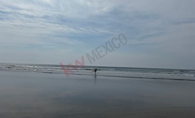 TERRENO PARA DESARROLLO A ORILLA DE PLAYA EN LA SALADITA, IXTAPA ZIHUATANEJO GUERRERO