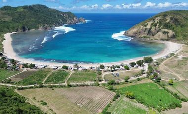 Tanah murah dekat pantai Mawun Kuta Mandalika Lombok. Cocok utk villa