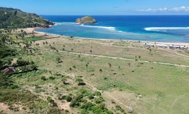 Tanah murah dekat pantai areguling Lombok. full view