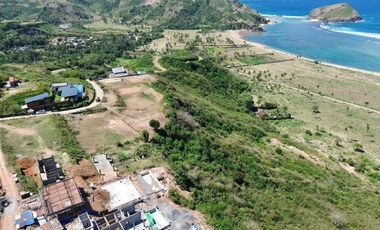 Tanah murah dekat pantai areguling Lombok. full view