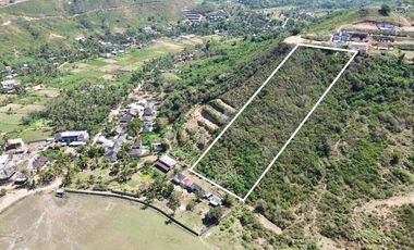 Tanah murah dekat pantai areguling Lombok. full view