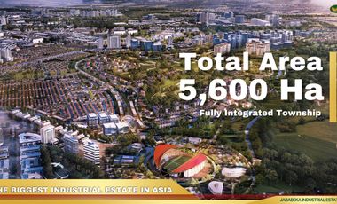 Gudang Ready Three in One Buiilding jababeka siap pakai sudut hook