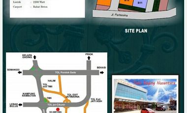 Dijual Rumah 2 lantai dibawah 1 M akses mudah