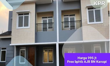 Dijual Rumah 2 lantai dibawah 1 M akses mudah