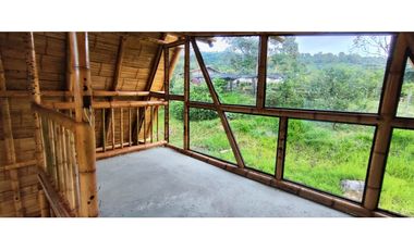 cabañas en guadua en la mesa cund. lote de 3200 m2 120 m2 glamping