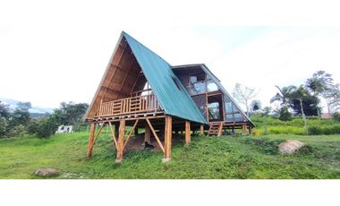 cabañas en guadua en la mesa cund. lote de 3200 m2 120 m2 glamping