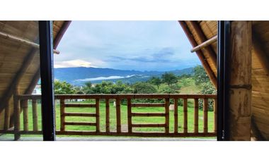 cabañas en guadua en la mesa cund. lote de 3200 m2 120 m2 glamping