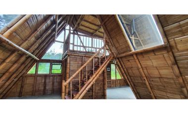 cabañas en guadua en la mesa cund. lote de 3200 m2 120 m2 glamping