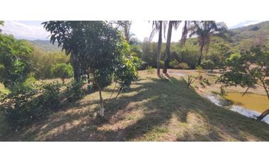 Venta de lote de 2500 M2 en 250 mill con laguna en San joaquin La Mesa