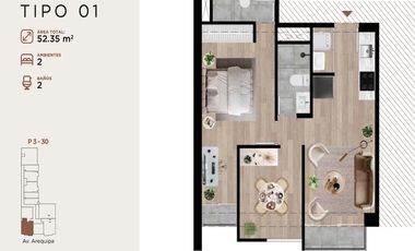Departamento en SANTA BEATRIZ