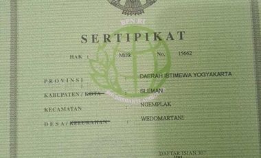 Rumah Cluster Harmoni Sentosa, Jl Candi Gebang, Sleman, Yogyakarta