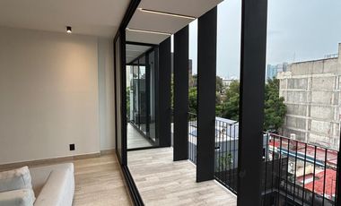 Departamento tipo PH con terraza privada en venta o renta – Roma Norte