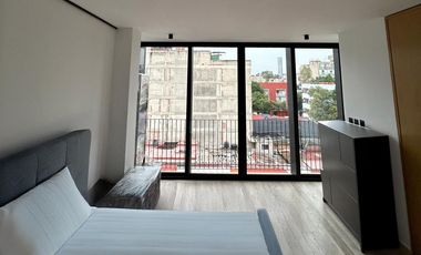 Departamento tipo PH con terraza privada en venta o renta – Roma Norte