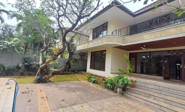 Rumah Mewah 2lt Semi Furnished. Kemang selatan  Jak Sel CL 534