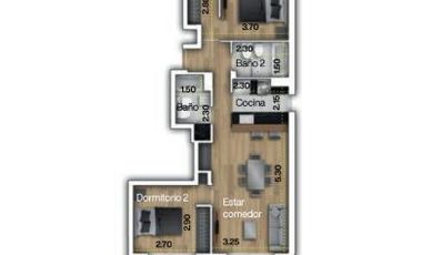 VENTA - Departamento en construcción 2 Dormitorios, y amenities - Centro, Rosario.