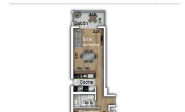 VENTA - Departamento en construcción 2 Dormitorios, y amenities - Centro, Rosario.