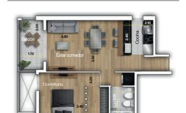 VENTA - Departamento en construcción 2 Dormitorios, y amenities - Centro, Rosario.