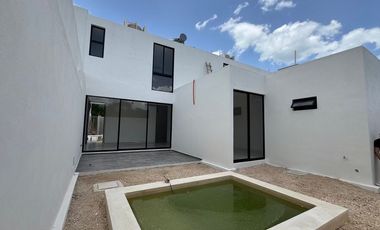 Casa de 1 Recámara con Piscina en Privada de 22 Residencias – Mérida, Yucatán