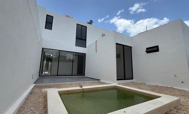Casa de 1 Recámara con Piscina en Privada de 22 Residencias – Mérida, Yucatán