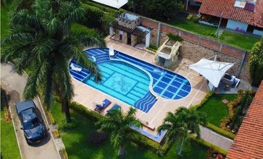 Finca campestre de lujo amoblada en venta Rozo Palmira Valle Colombia