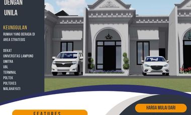 DI JUAL RUMAH SAMPING UNILA SIWORATU BANDAR LAMPUNG